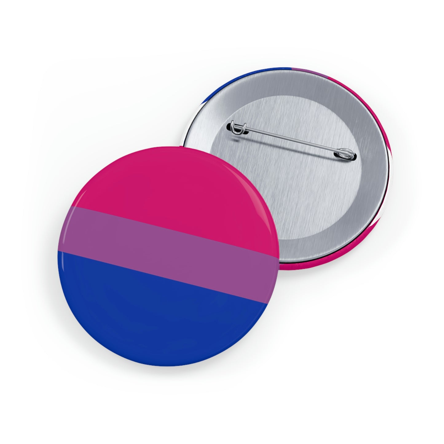 Bisexual Pride Flag Round Pins