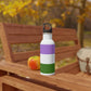 Genderqueer Pride Flag Stainless Steel Water Bottle