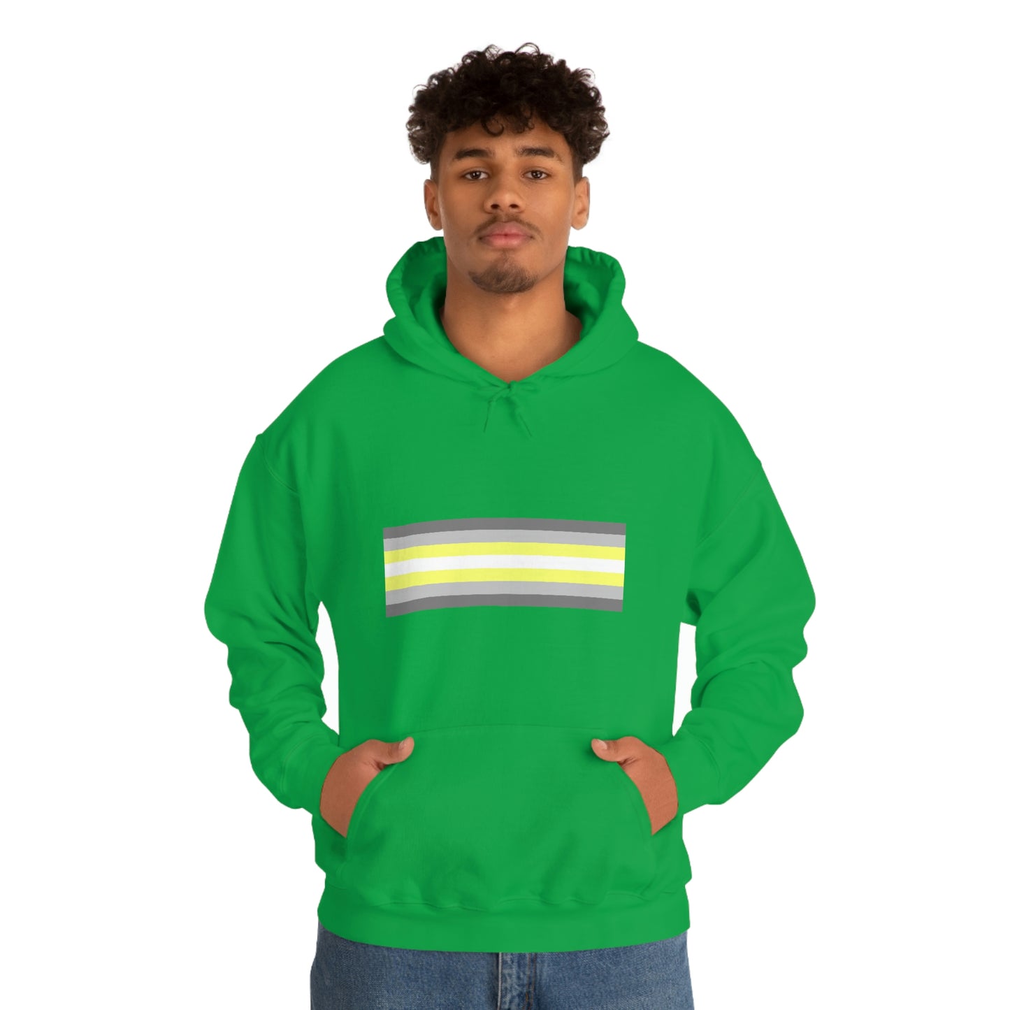 Demigender Flag Hooded Sweatshirt