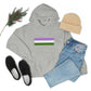 Genderqueer Flag Hooded Sweatshirt