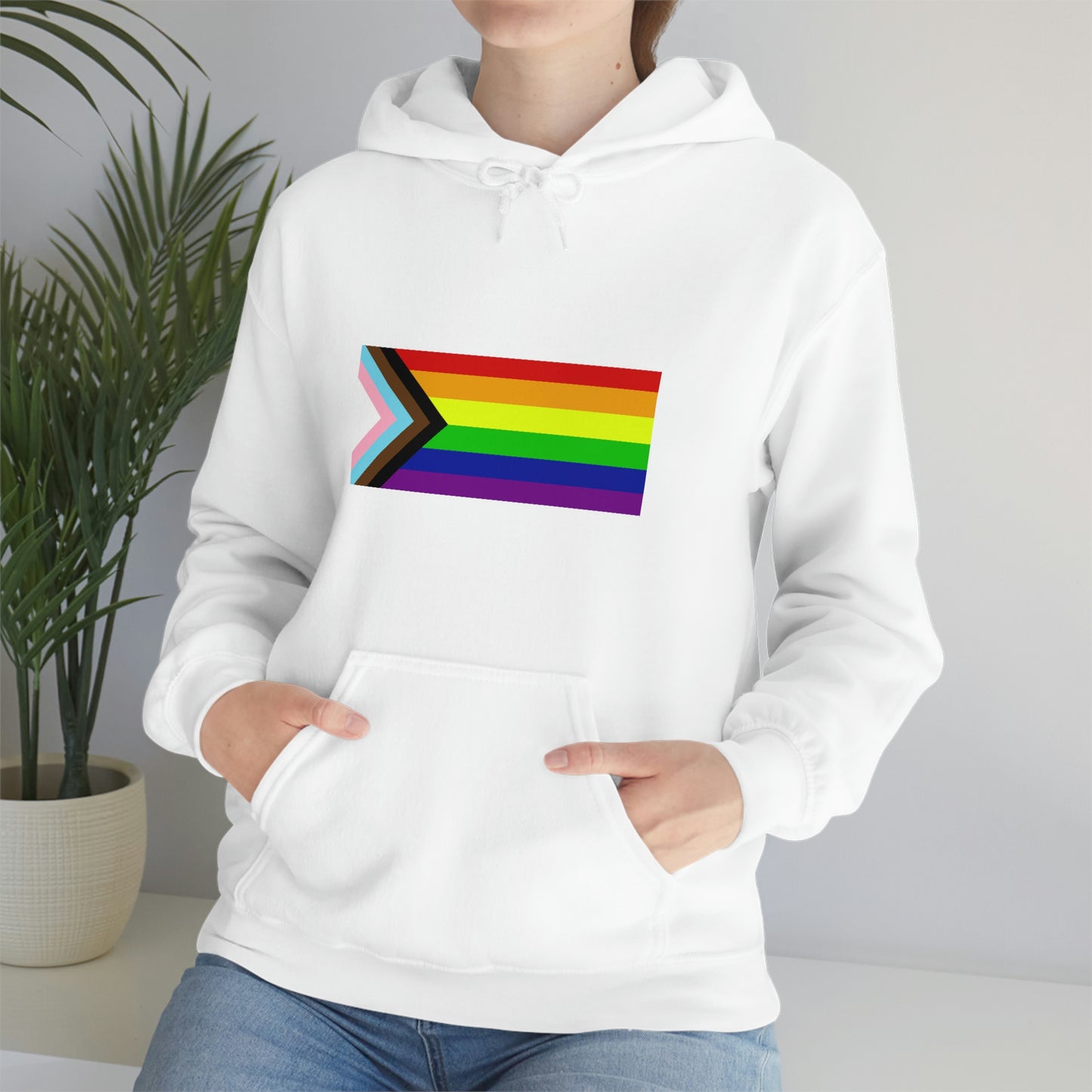 Progress Pride Flag Hooded Sweatshirt