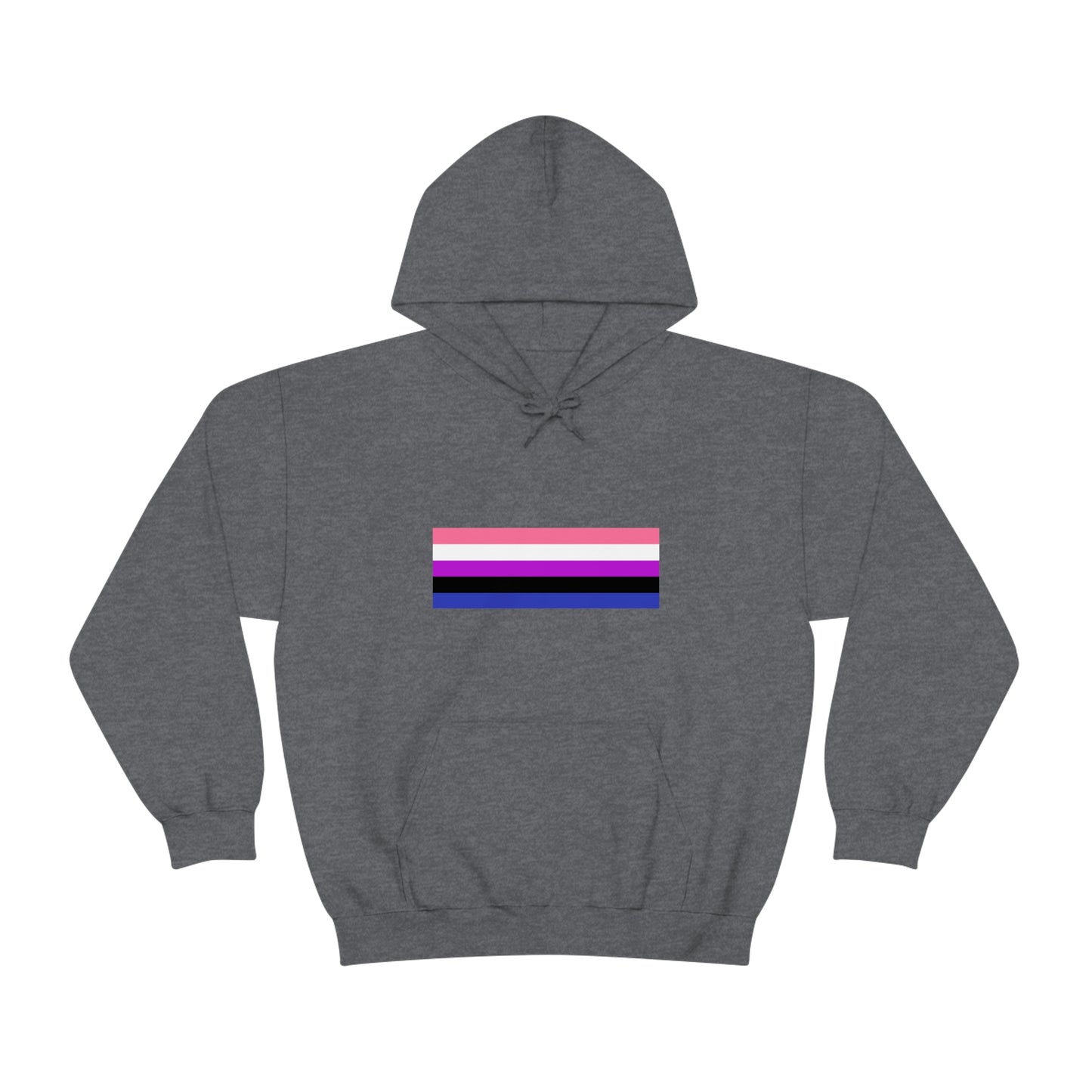 Genderfluid Flag Hooded Sweatshirt