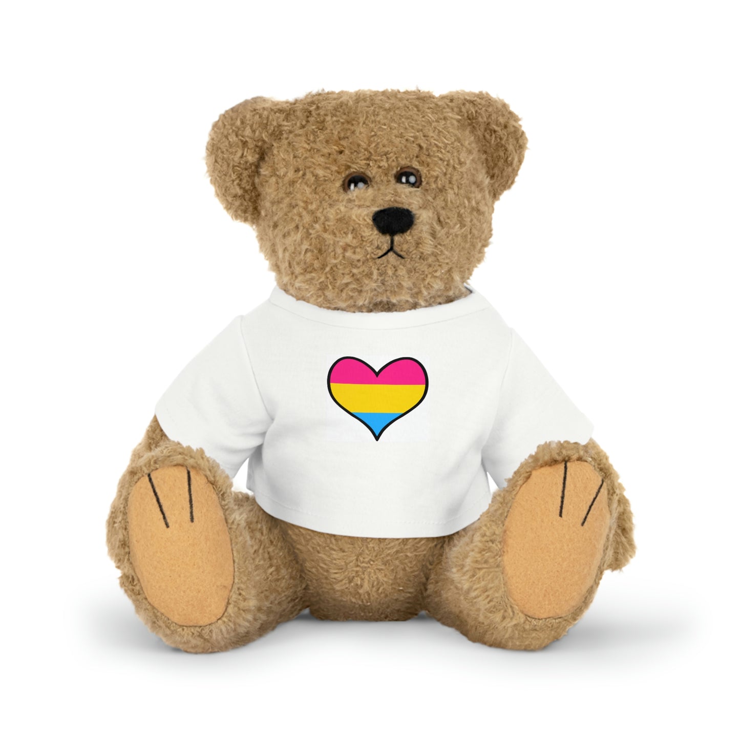 Plush Toys with Pansexual Flag T-Shirt