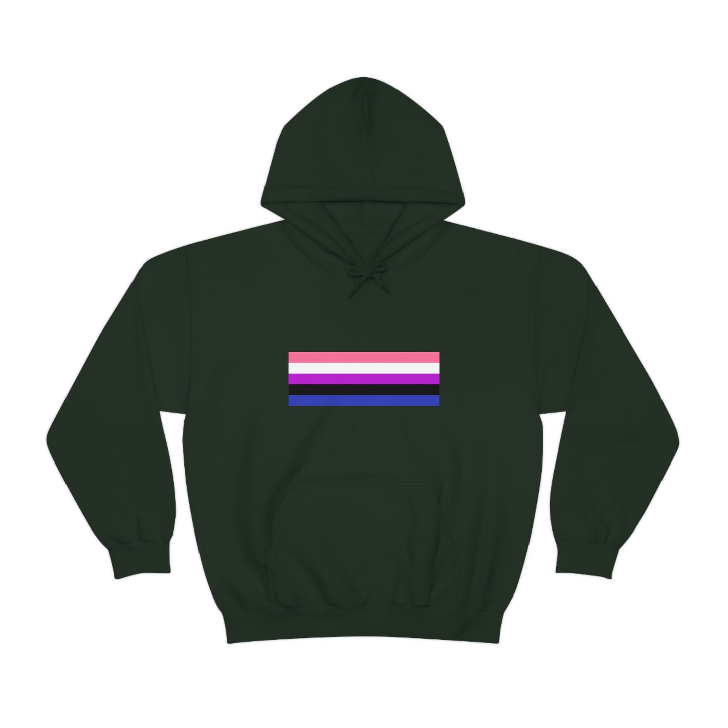 Genderfluid Flag Hooded Sweatshirt