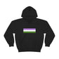Genderqueer Flag Hooded Sweatshirt