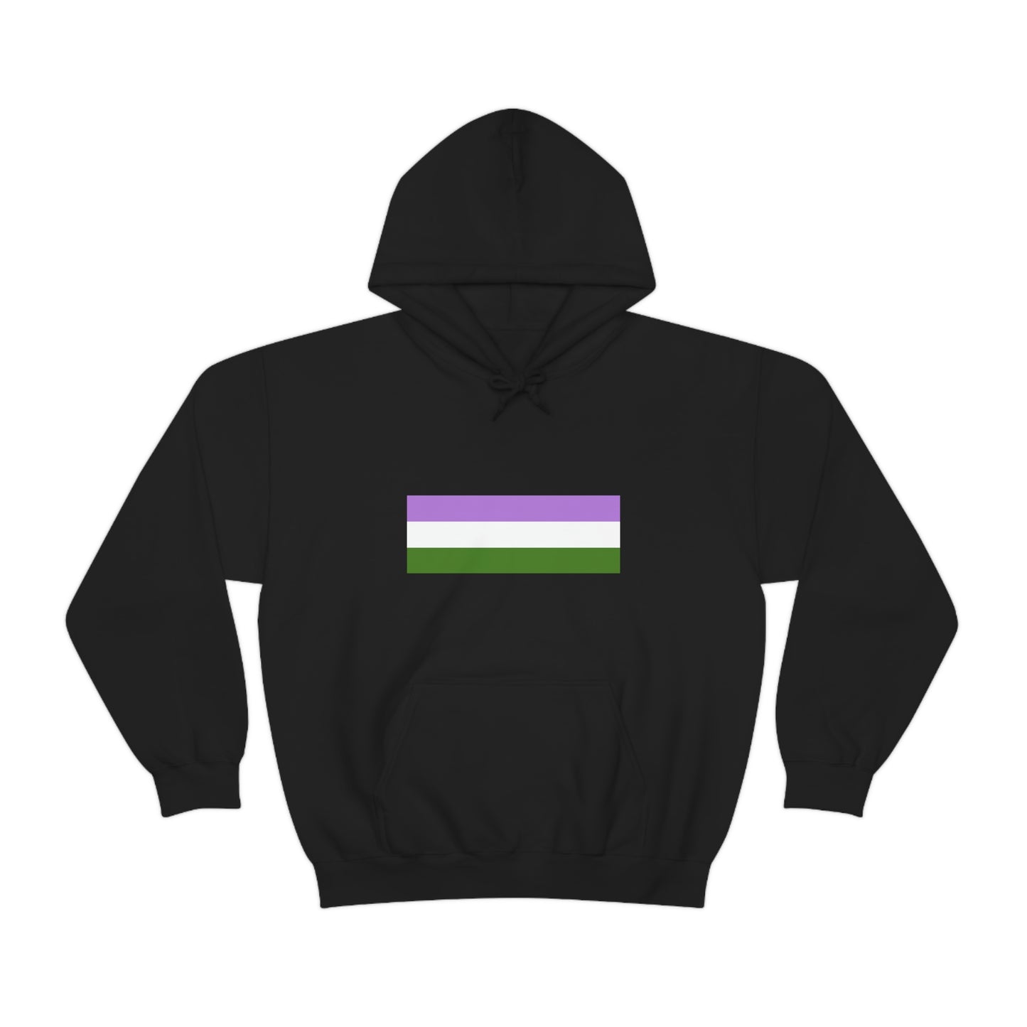 Genderqueer Flag Hooded Sweatshirt