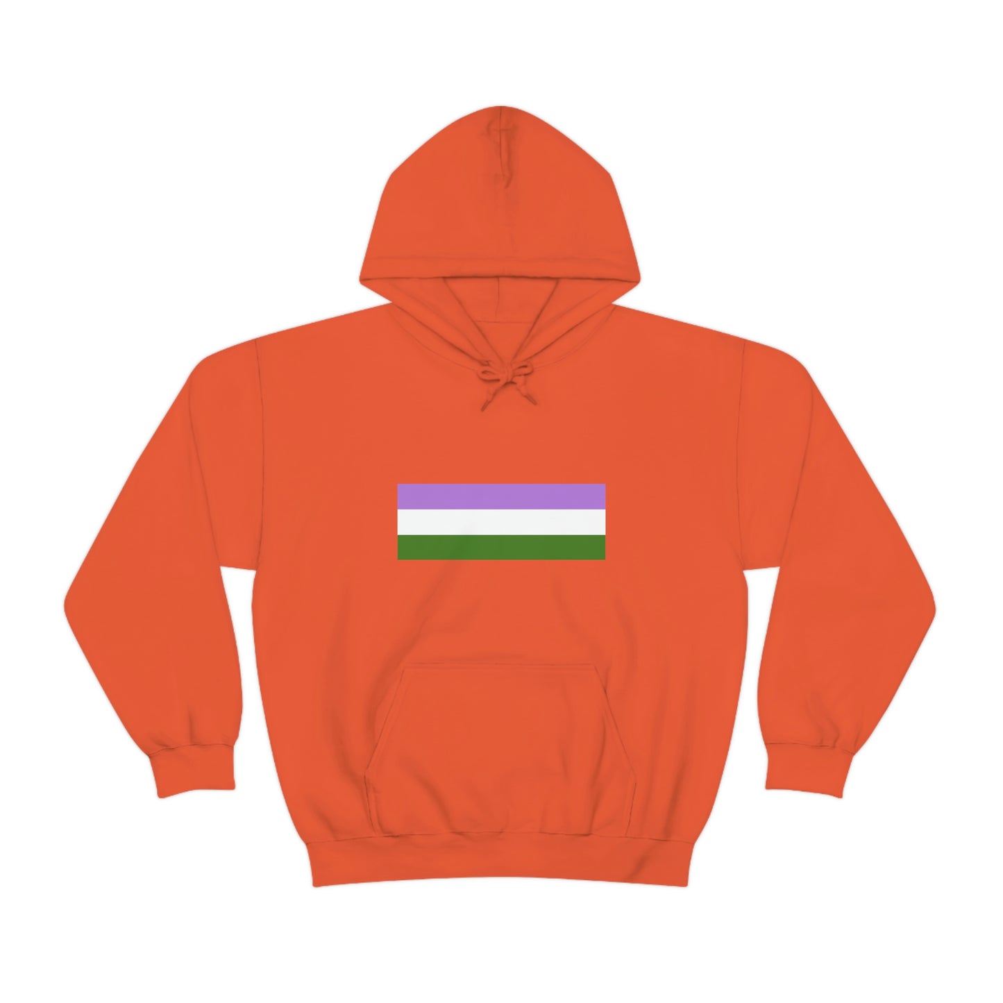 Genderqueer Flag Hooded Sweatshirt