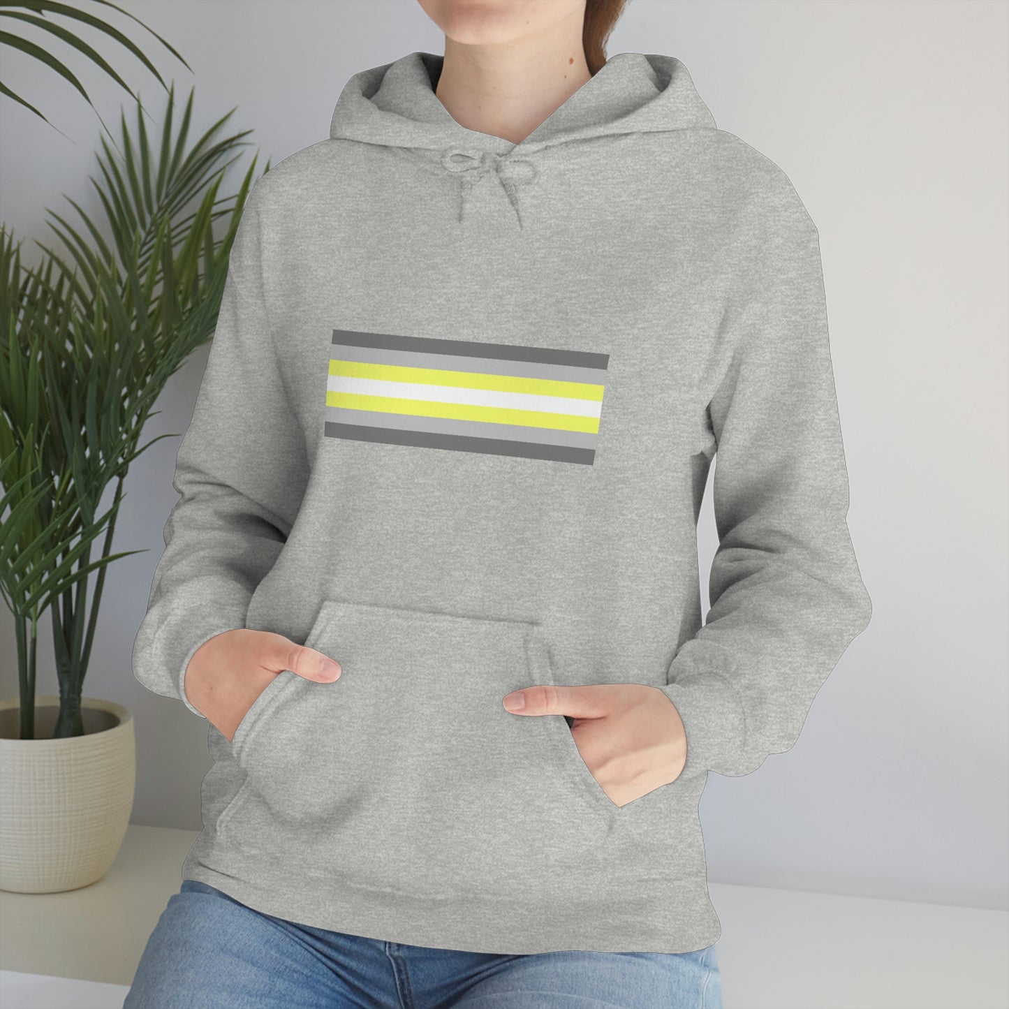 Demigender Flag Hooded Sweatshirt