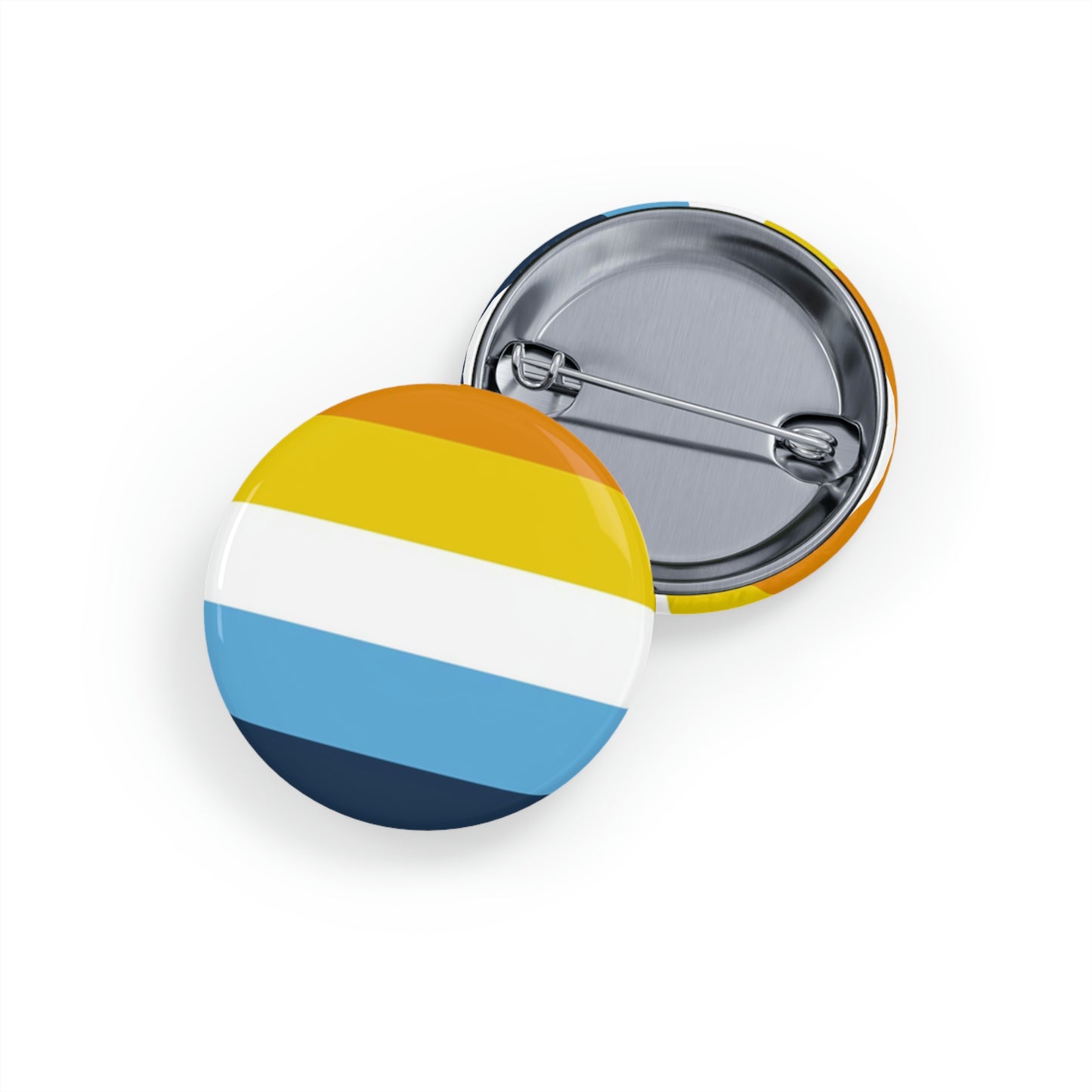 Aroace Pride Flag Round Pins