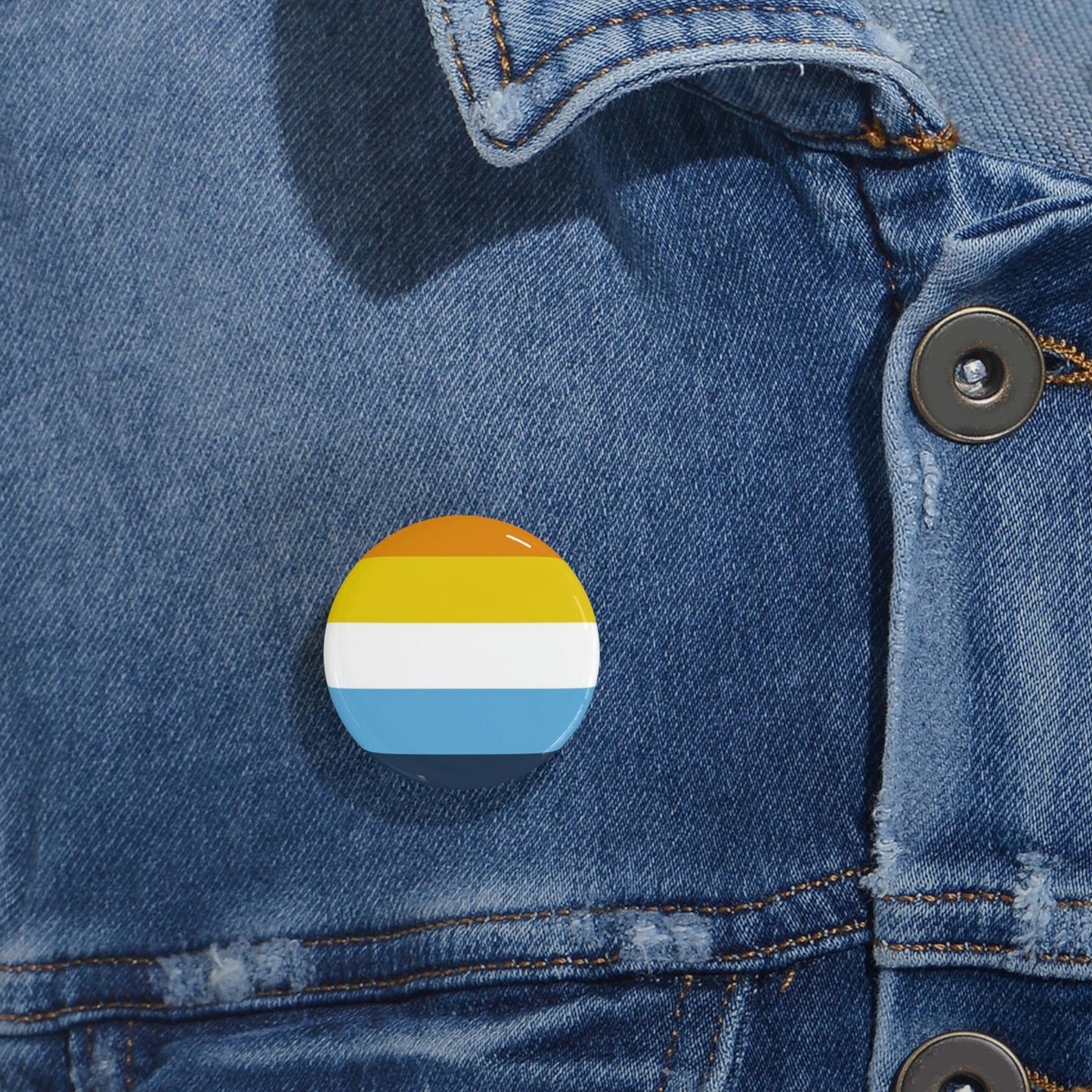 Aroace Pride Flag Round Pins