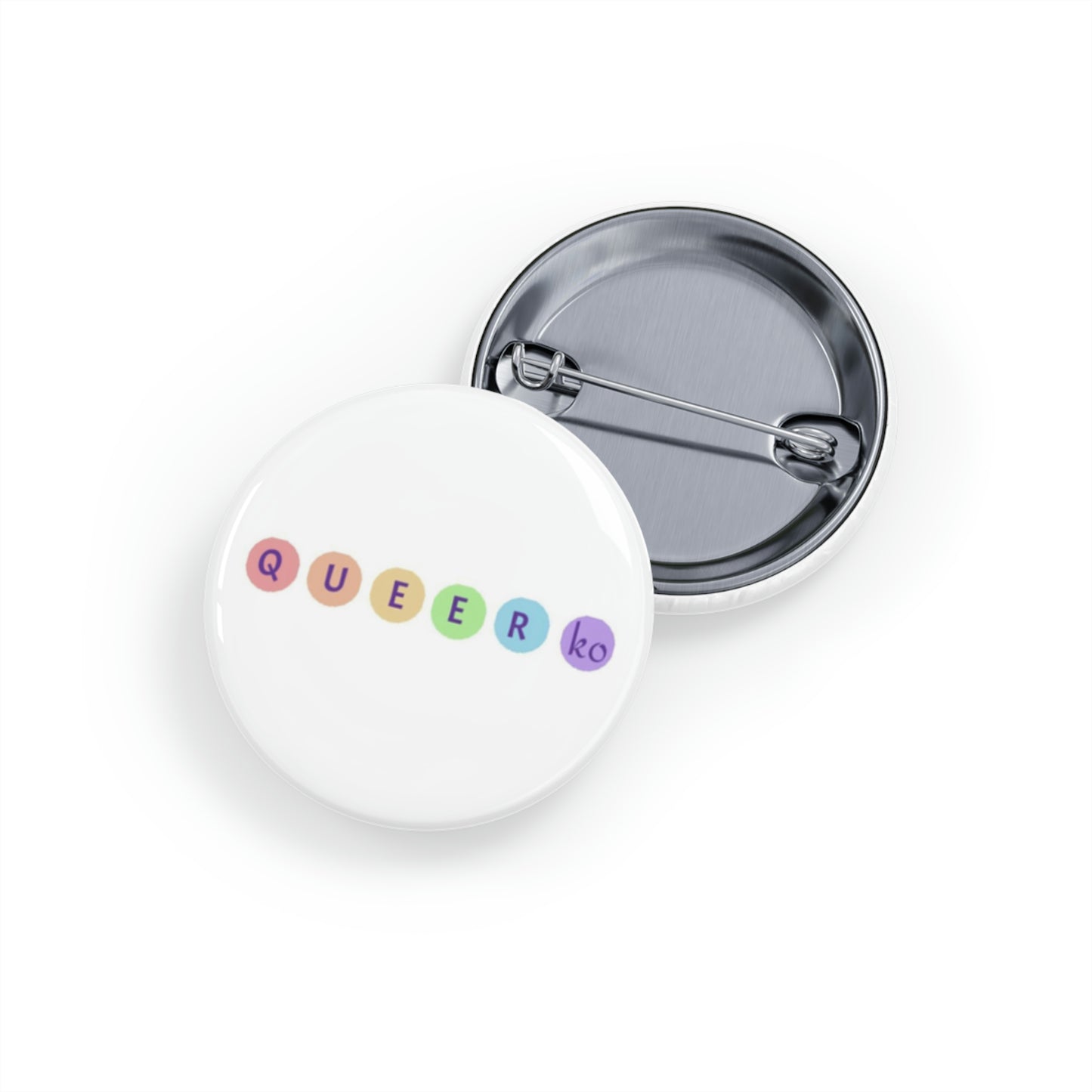 QUEERko Brand Round Pins