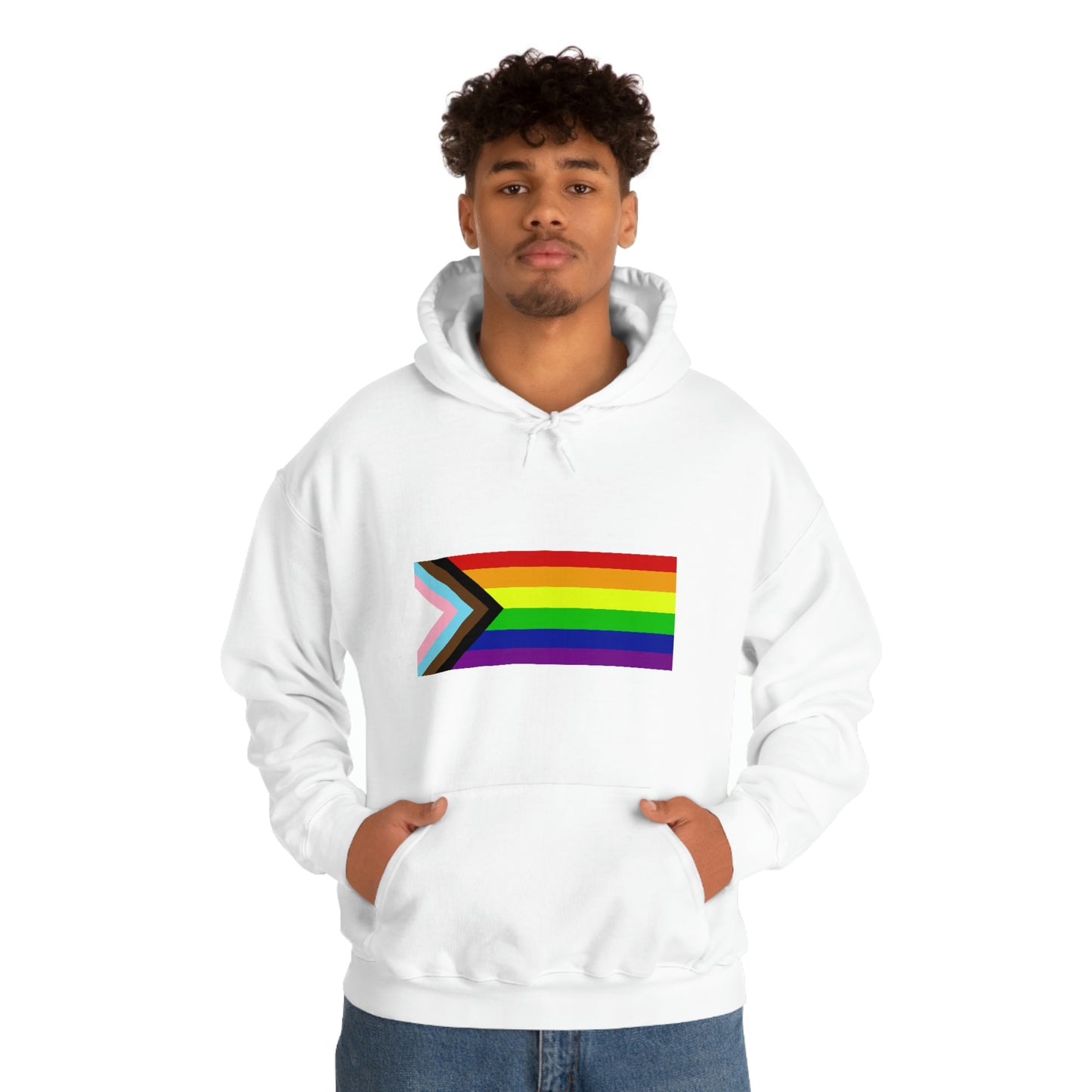 Progress Pride Flag Hooded Sweatshirt