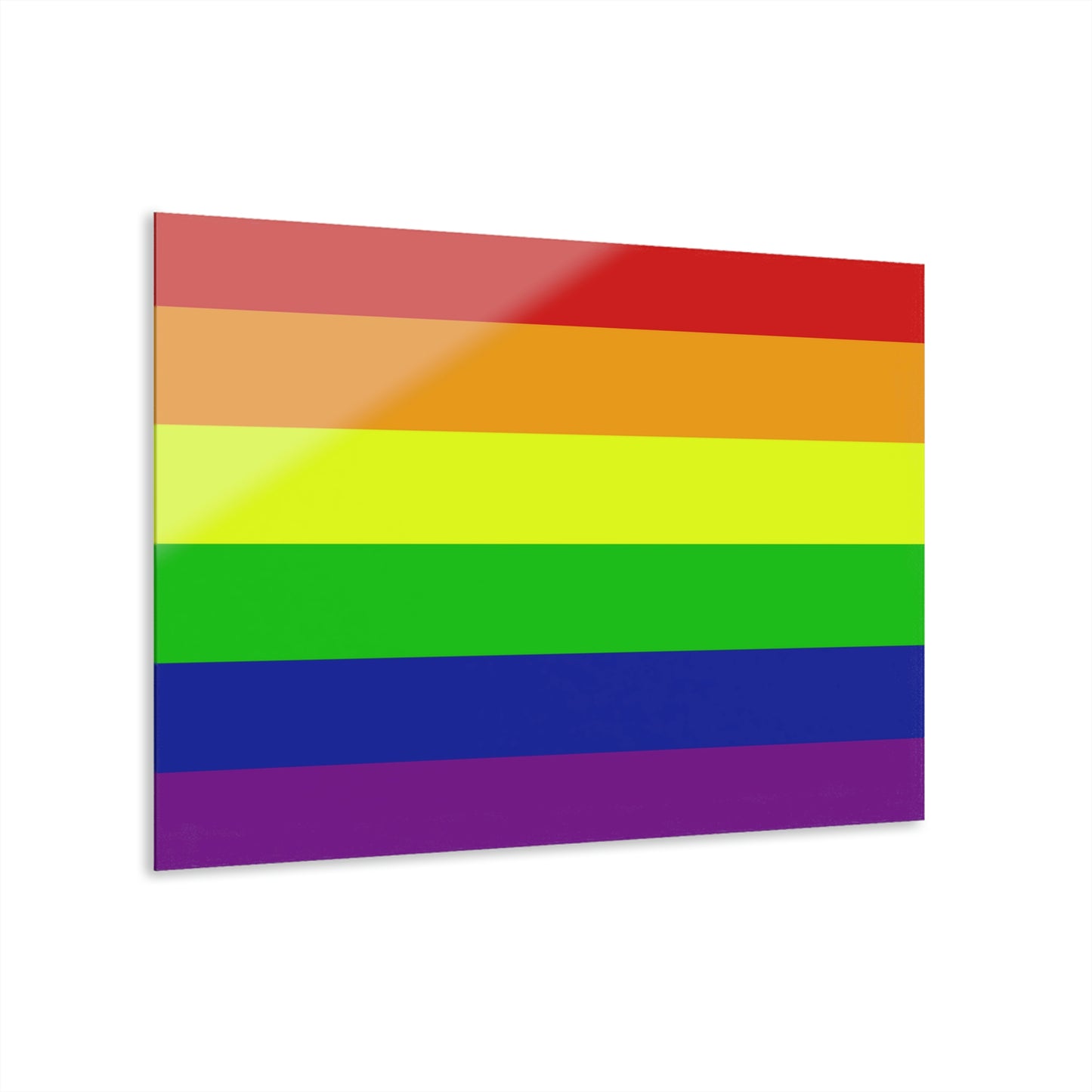 Rainbow Pride Acrylic Prints (with French Cleat Hanging)