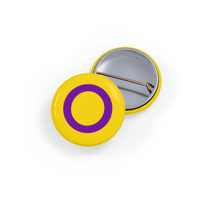 Intersex Pride Flag Round Pins