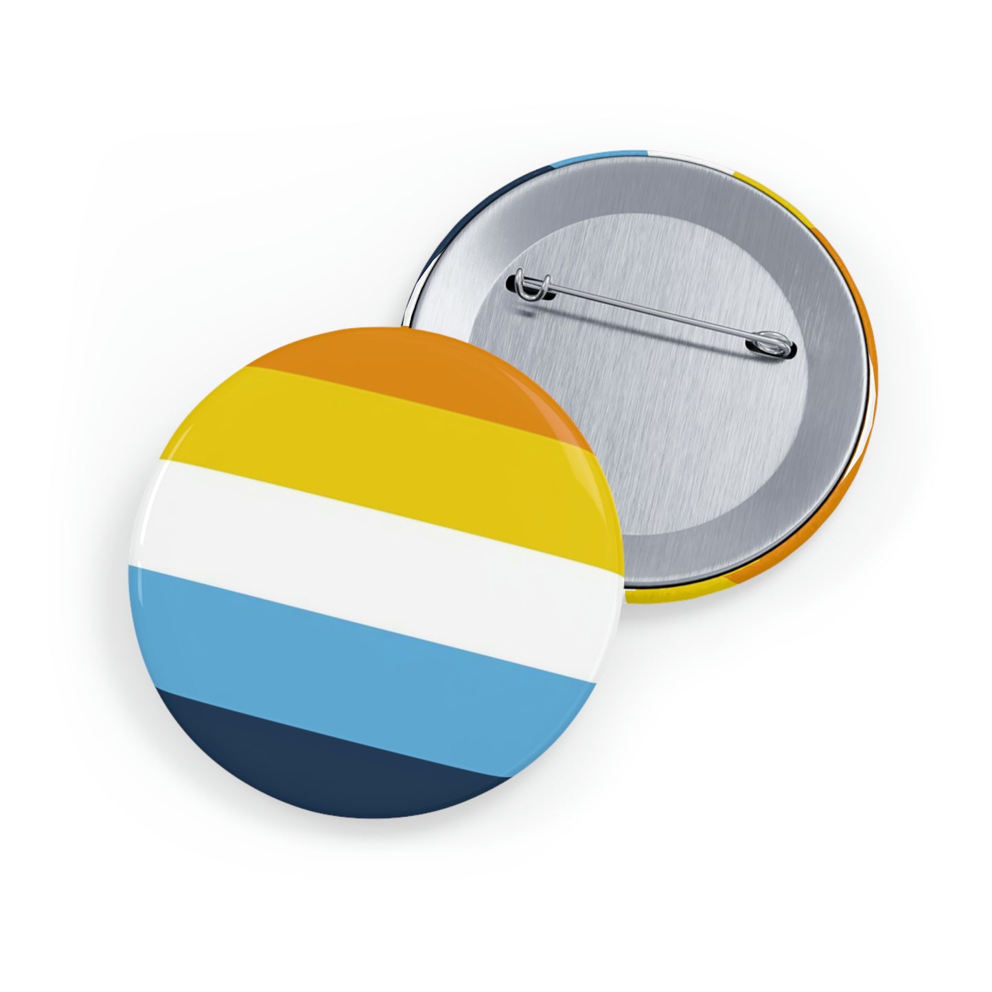 Aroace Pride Flag Round Pins