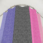 Omnisexual Flag Shower Curtain, pencil crayon colours