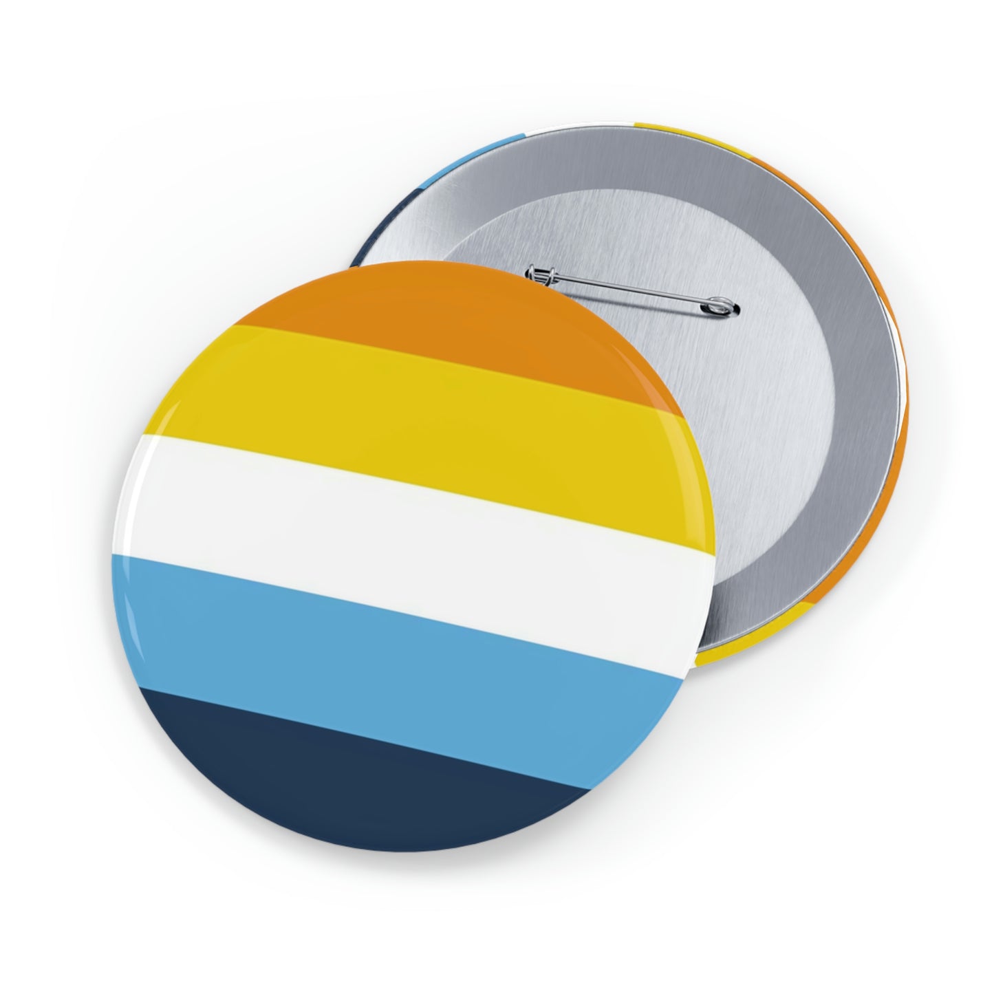 Aroace Pride Flag Round Pins