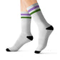 Genderqueer Flag Crew Socks