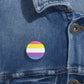 Bi-Gender Pride Flag Round Pins