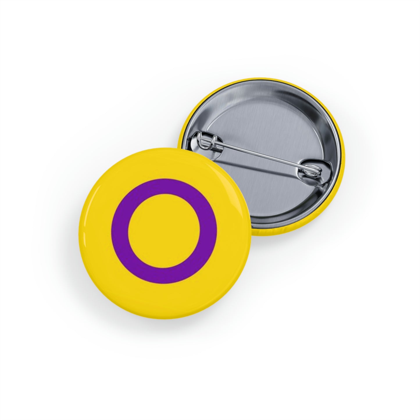 Intersex Pride Flag Round Pins