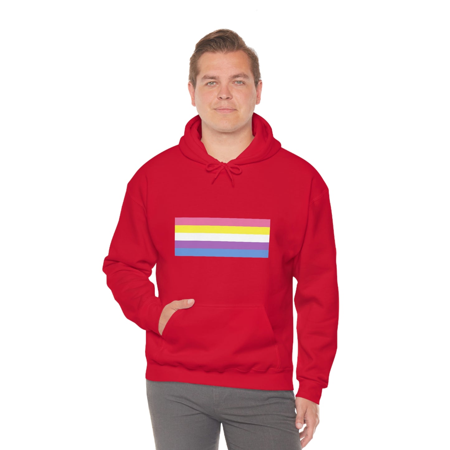 Bigender Flag Hooded Sweatshirt