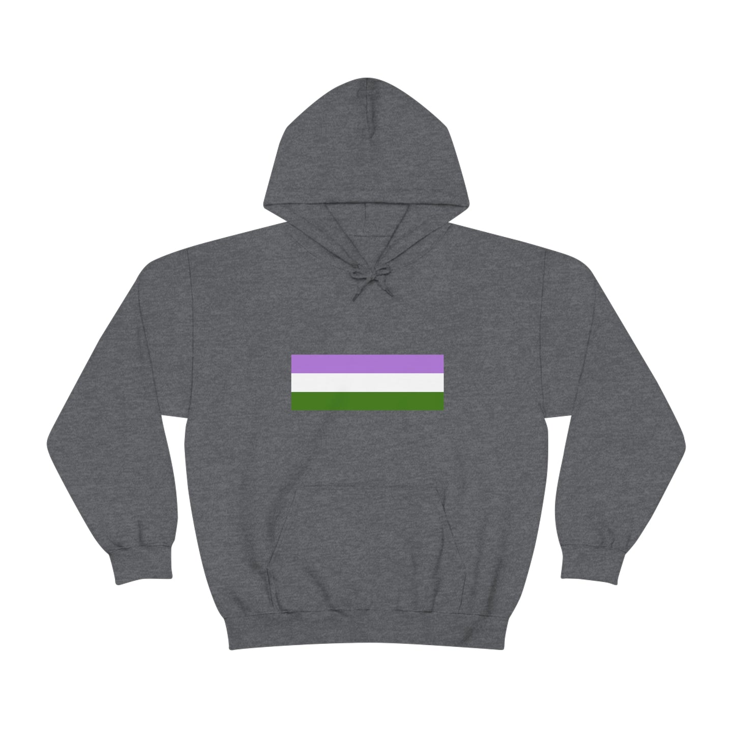 Genderqueer Flag Hooded Sweatshirt